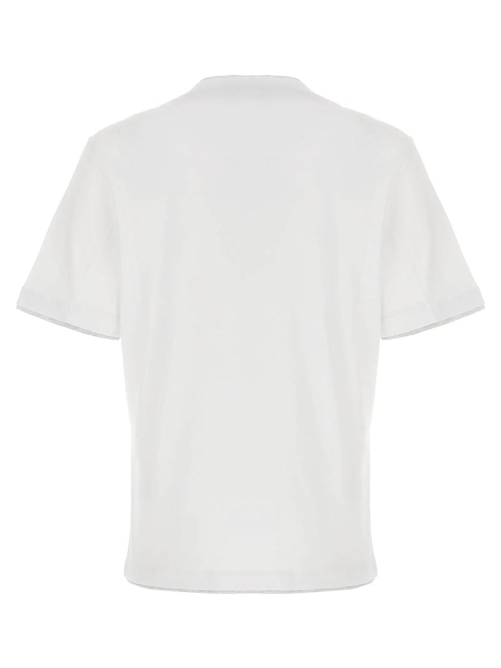Brunello Cucinelli White Cotton T-Shirt