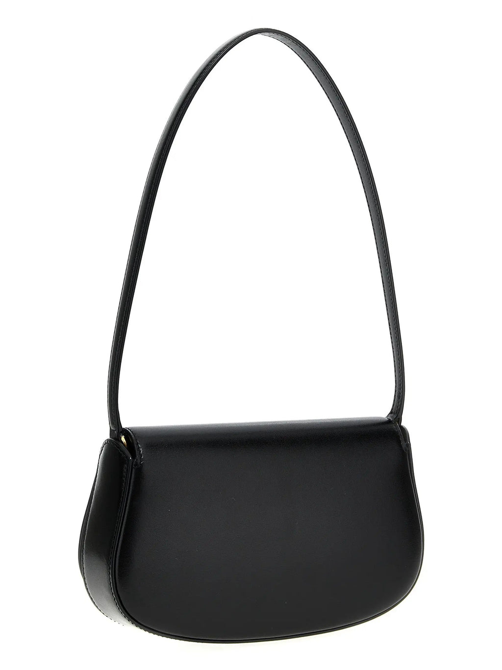Saint Laurent Black Calfskin Shoulder Bag