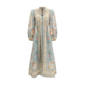 Zimmermann Multicolor Linen Casual Dress