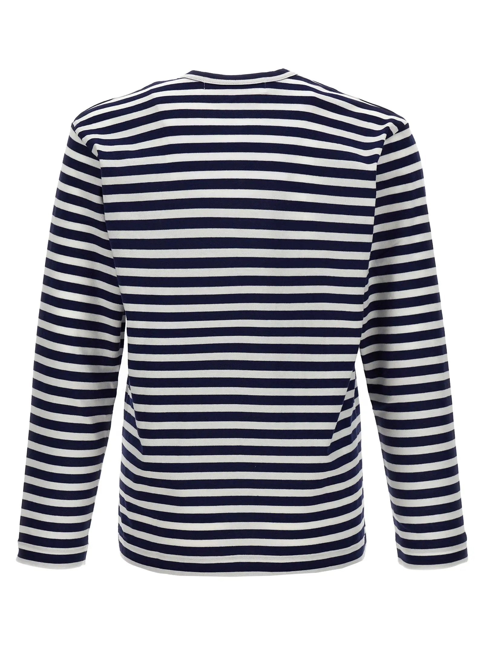 Comme Des Garçons Play Blue Cotton Long Sleeve T-Shirt
