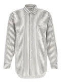 Comme Des Garçons Bicolor Cotton Blouse