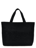 Saint Laurent Black Viscose Tote Bag