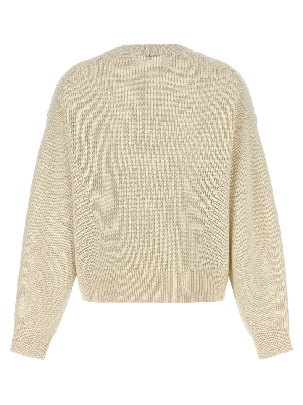 Brunello Cucinelli White Cashmere Cardigan