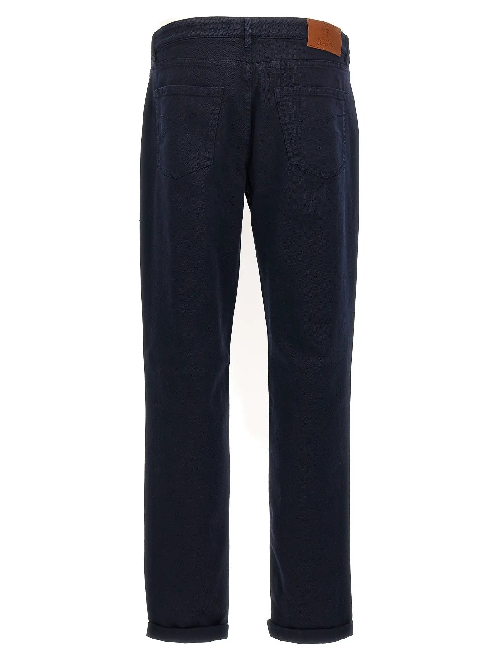 Brunello Cucinelli Blue Cotton Jeans Denim