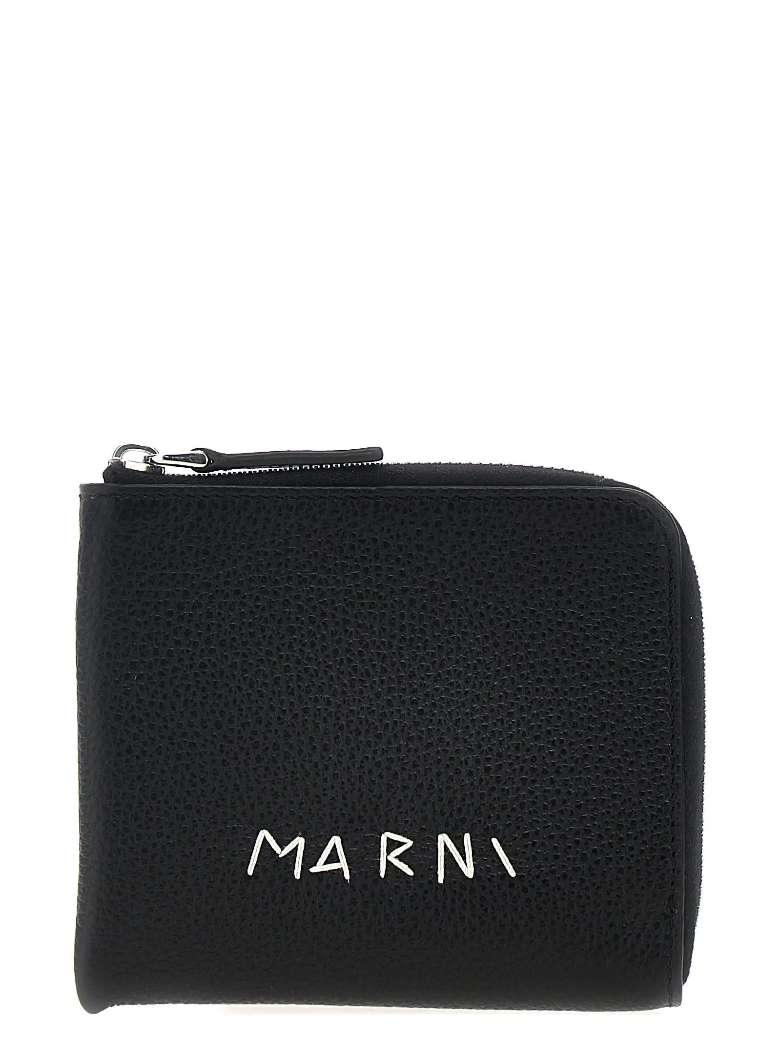 Marni Black Calfskin Wallet