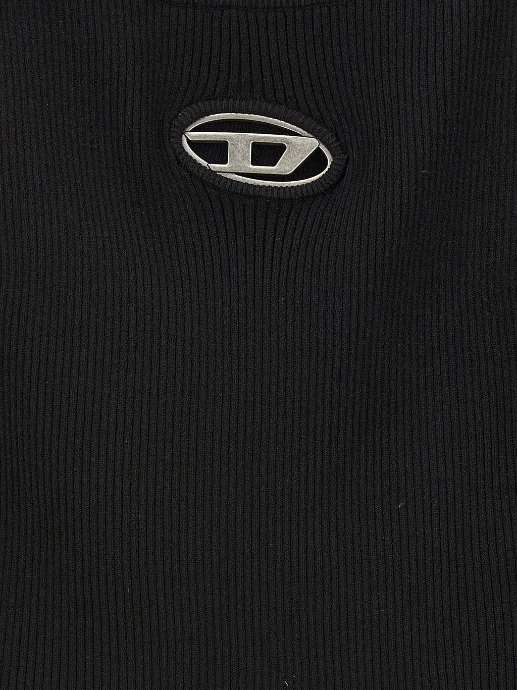 Diesel Black Viscose Cardigan