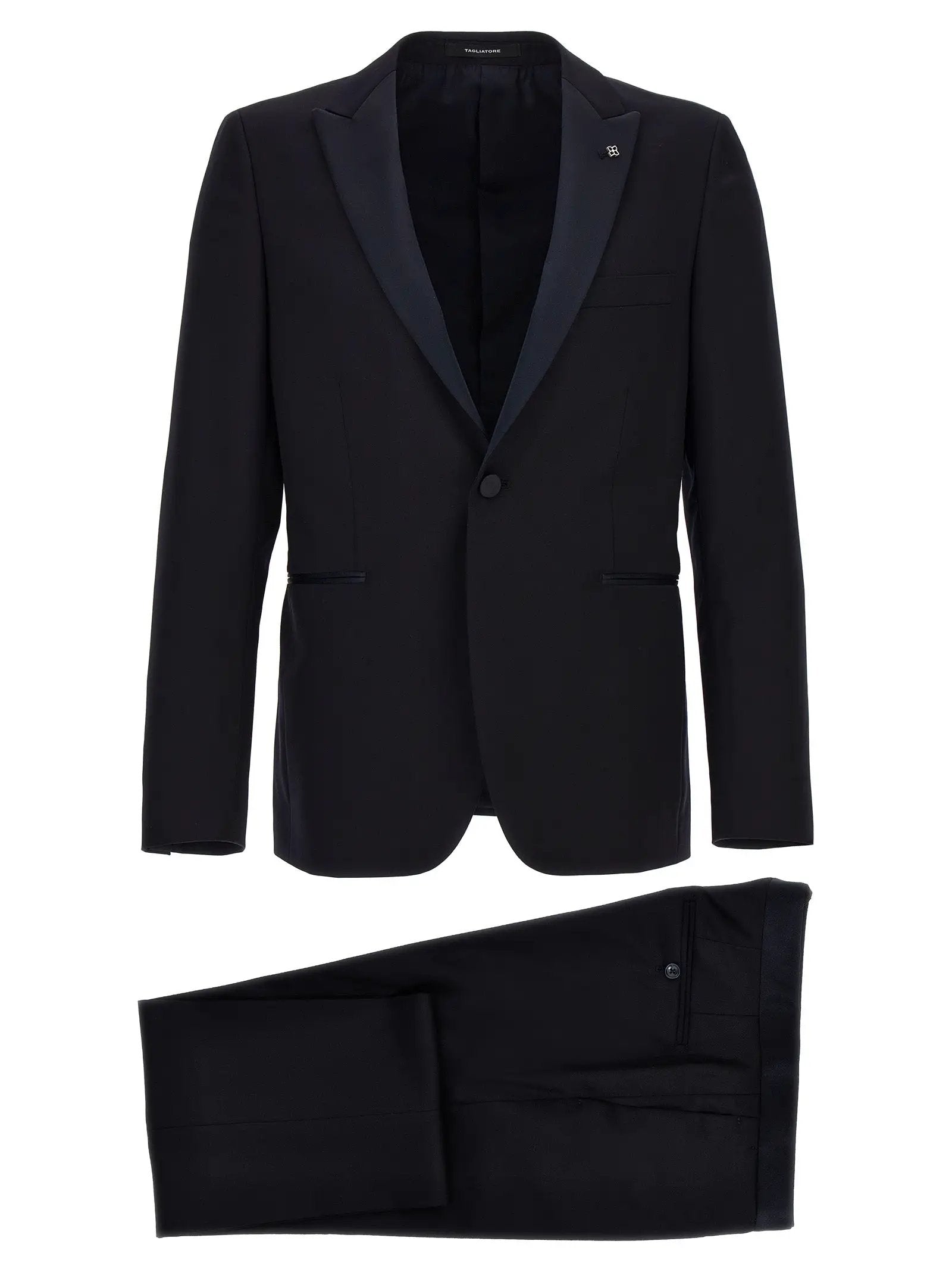 Tagliatore Blue Virgin Wool Blazer
