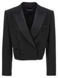 Blazer Dolce & Gabbana en laine vierge noire
