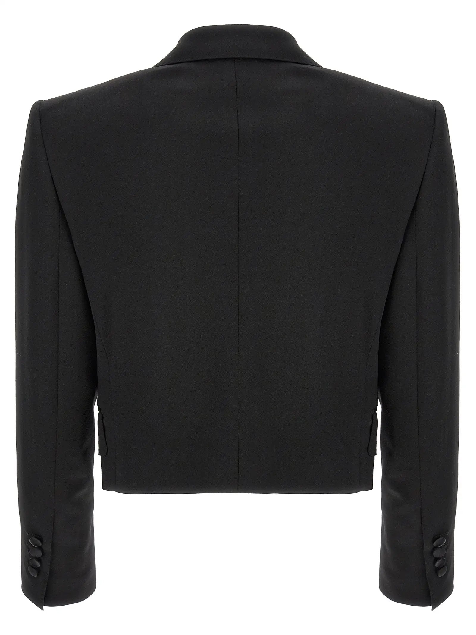 Blazer Dolce & Gabbana en laine vierge noire