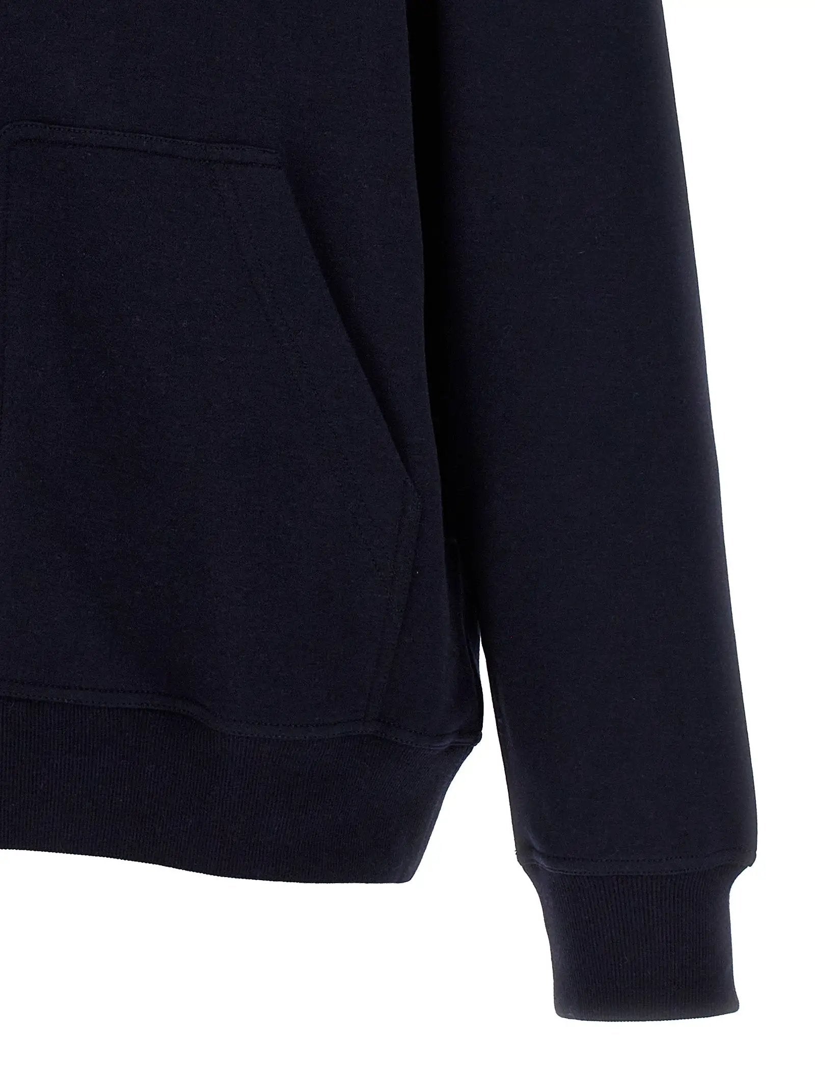 Sweat-shirt en coton bleu Brunello Cucinelli