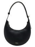 Furla Black Calfskin Shoulder Bag