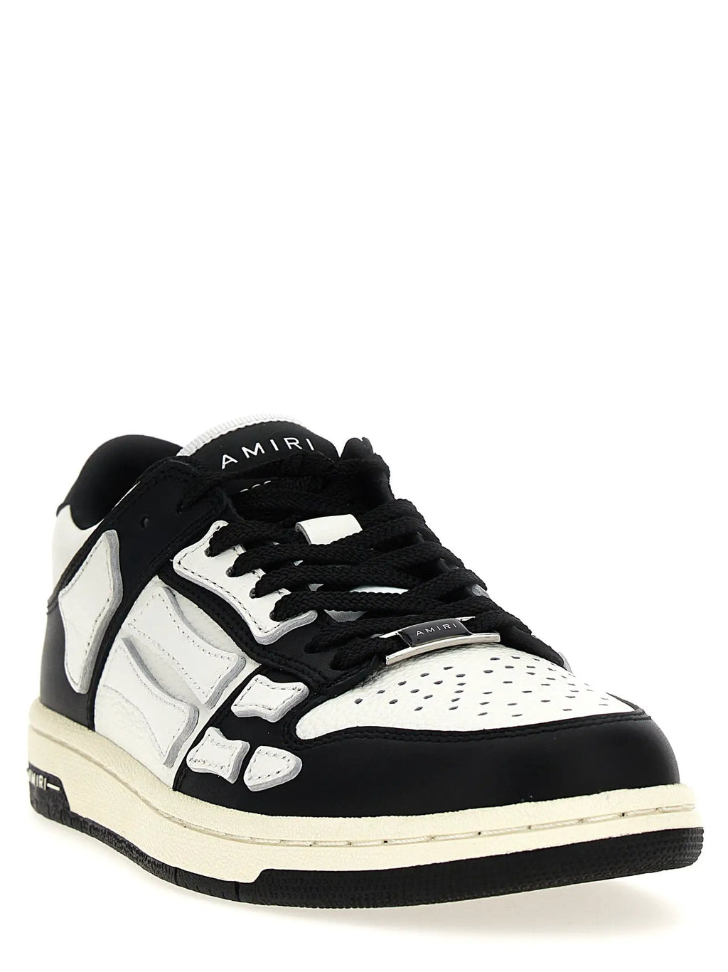 Amiri Bicolor Leather Low Top Sneakers