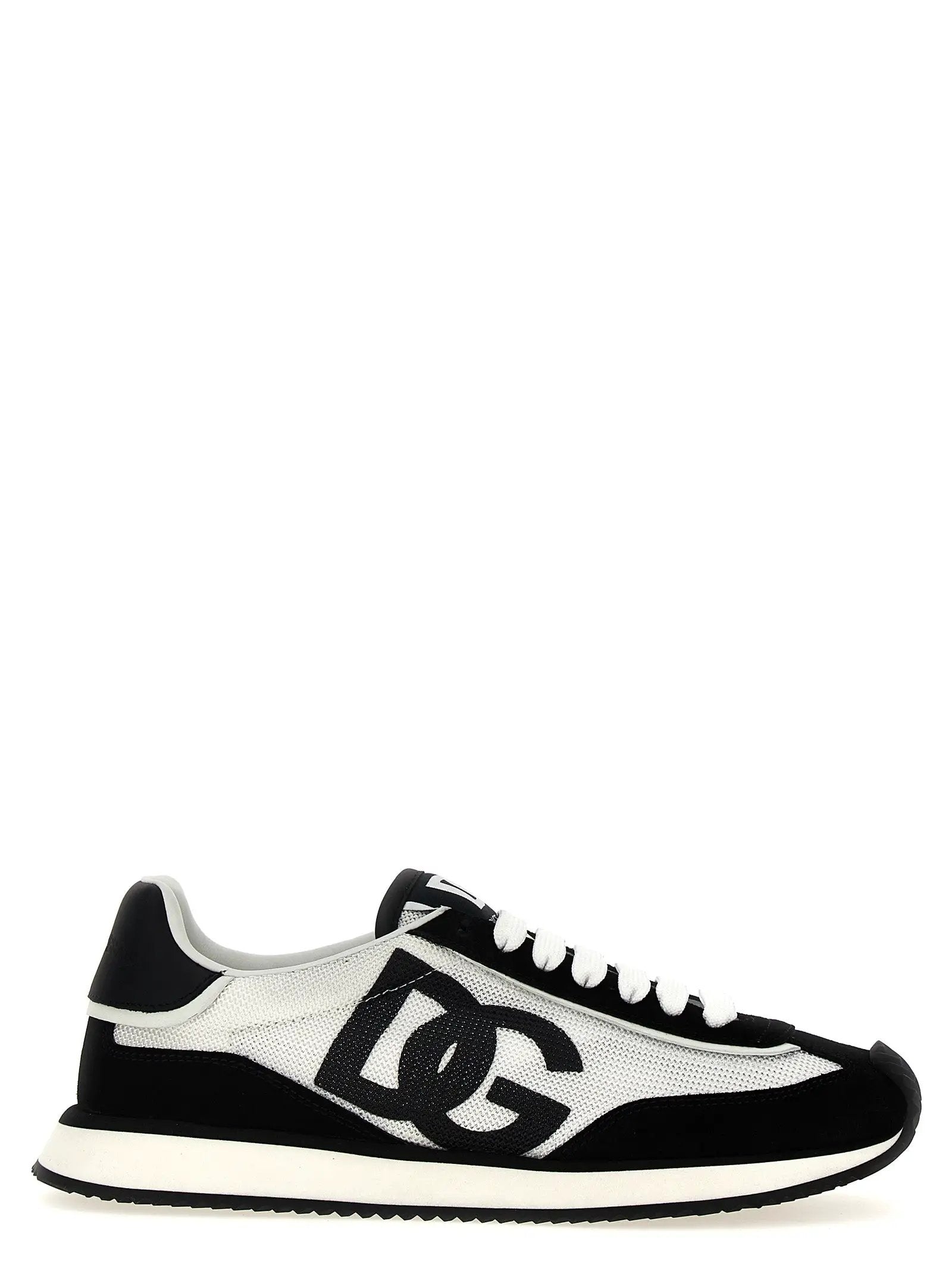 Dolce & Gabbana Bicolor Calfskin Athletic Sneakers