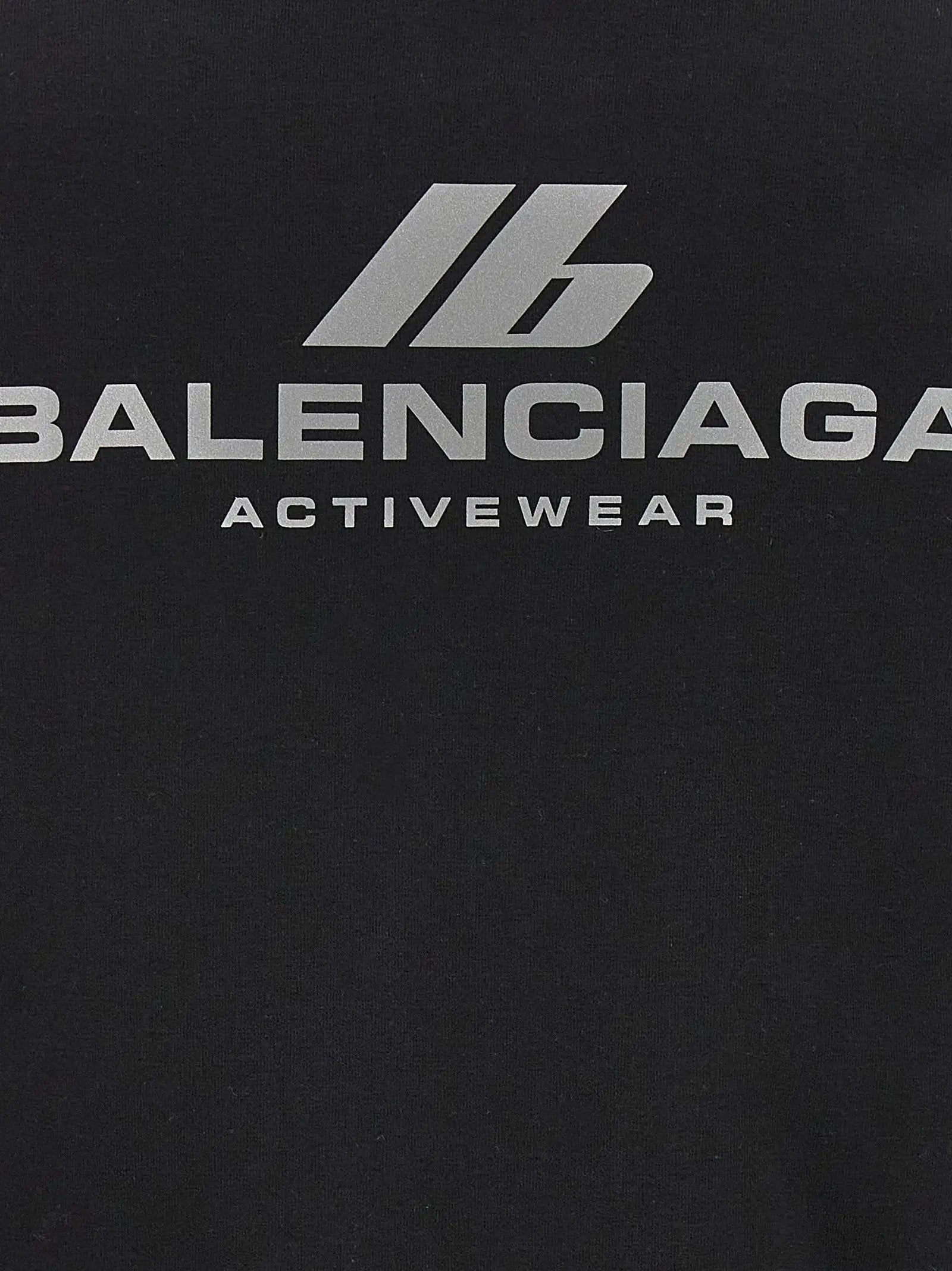 Balenciaga Black Cotton Sweatshirt