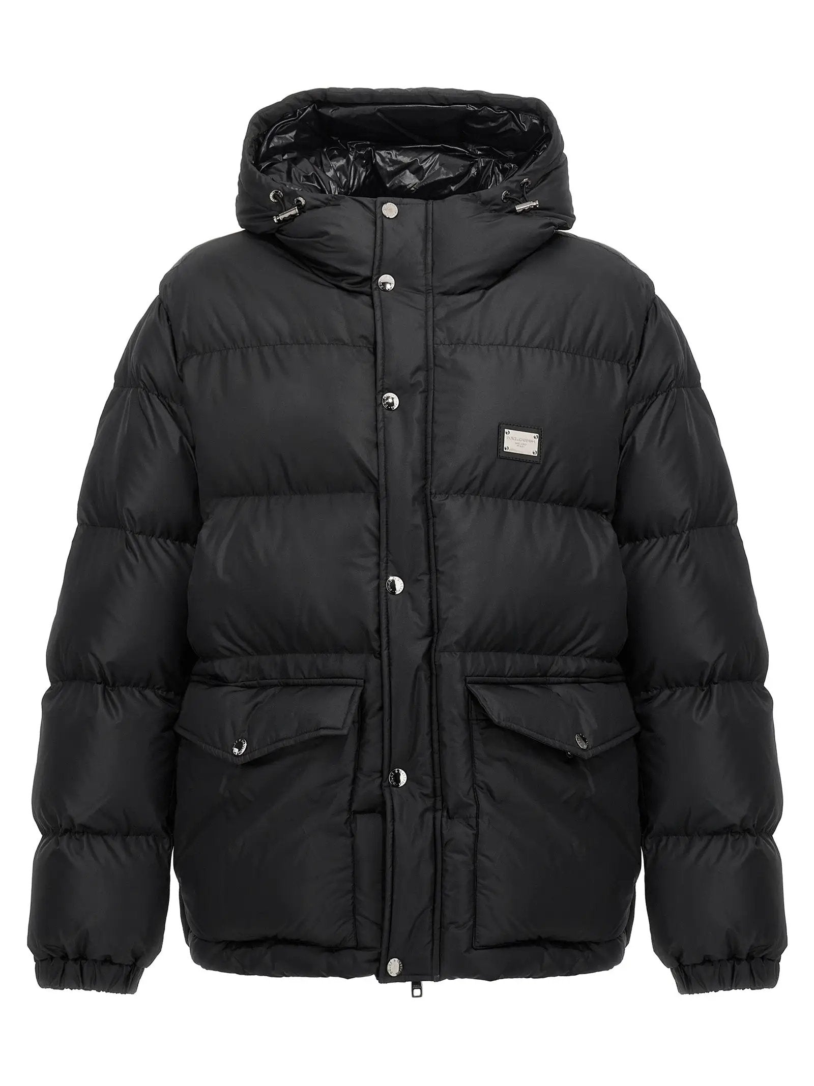 Dolce & Gabbana Black Polyester Jacket