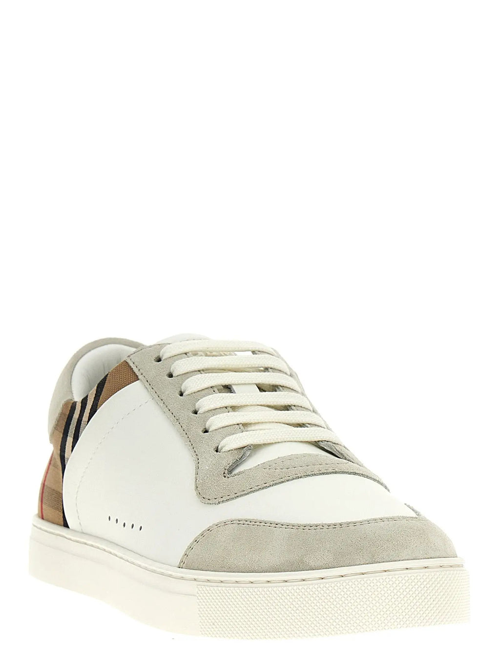Burberry Multicolor Leather Low Top Sneakers