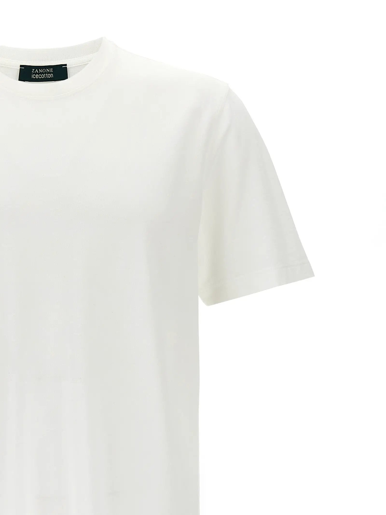 ZANONE White Cotton T-Shirt