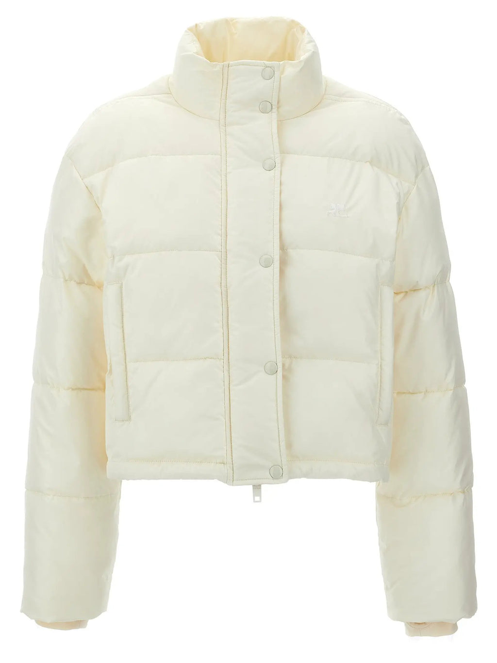 Courrèges White Polyester Full-Length Jacket
