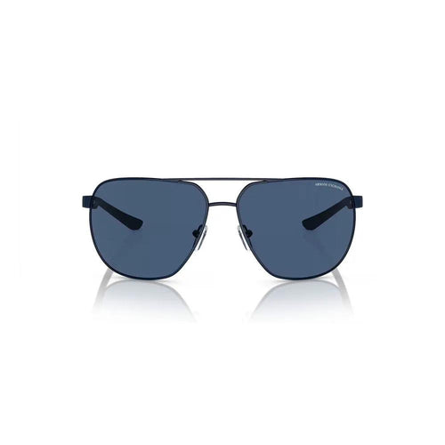 Lunettes de soleil Armani Exchange en métal gris