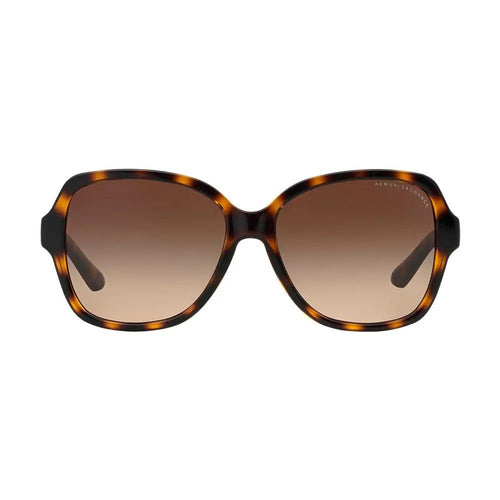 Lunettes de soleil en acétate marron Armani Exchange