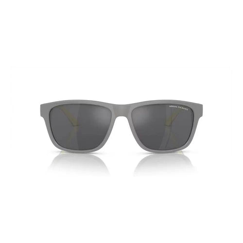 Lunettes de soleil Armani Exchange grises en acétate injecté
