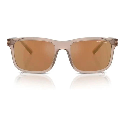 Lunettes de soleil Armani Exchange marron injectées