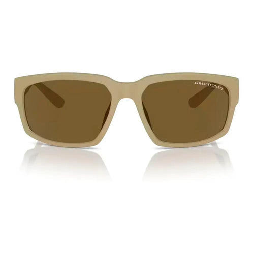 Lunettes de Soleil Injectées Beige Armani Exchange
