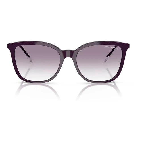 Lunettes de soleil Armani Exchange violettes injectées
