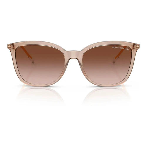 Lunettes de soleil injectées beiges Armani Exchange