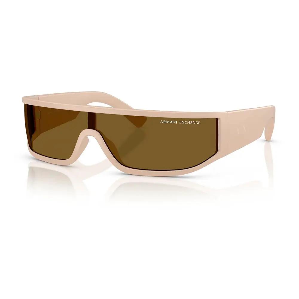 Lunettes de soleil injectées beiges Armani Exchange