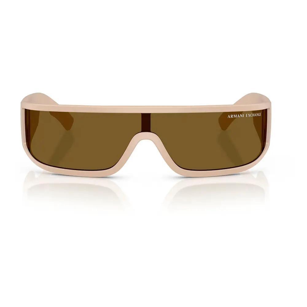Lunettes de soleil injectées beiges Armani Exchange
