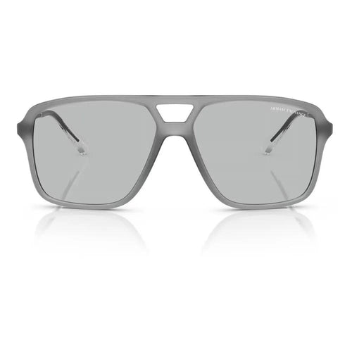 Lunettes de soleil injectées grises Armani Exchange