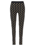 Marine Serre Black Polyamide Leggings