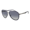 Lunettes de soleil Emporio Armani en métal bleu