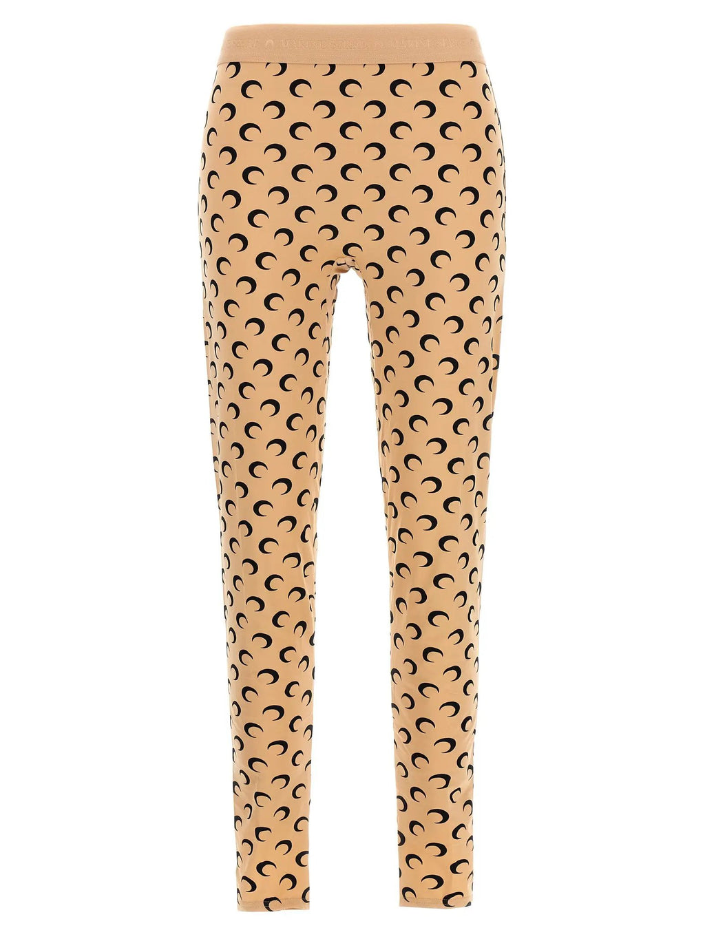 Marine Serre Beige Polyamide Leggings