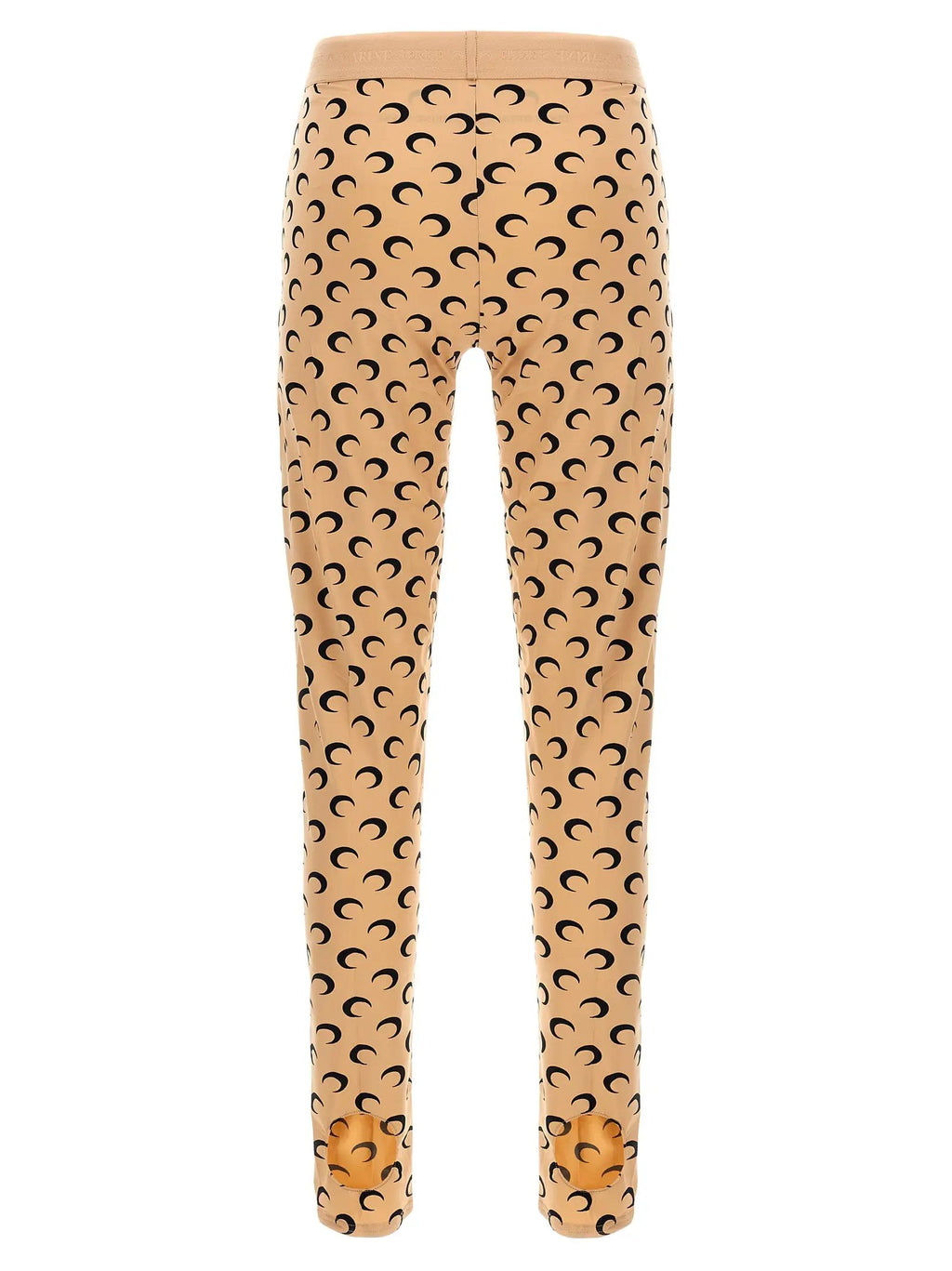 Marine Serre Beige Polyamide Leggings