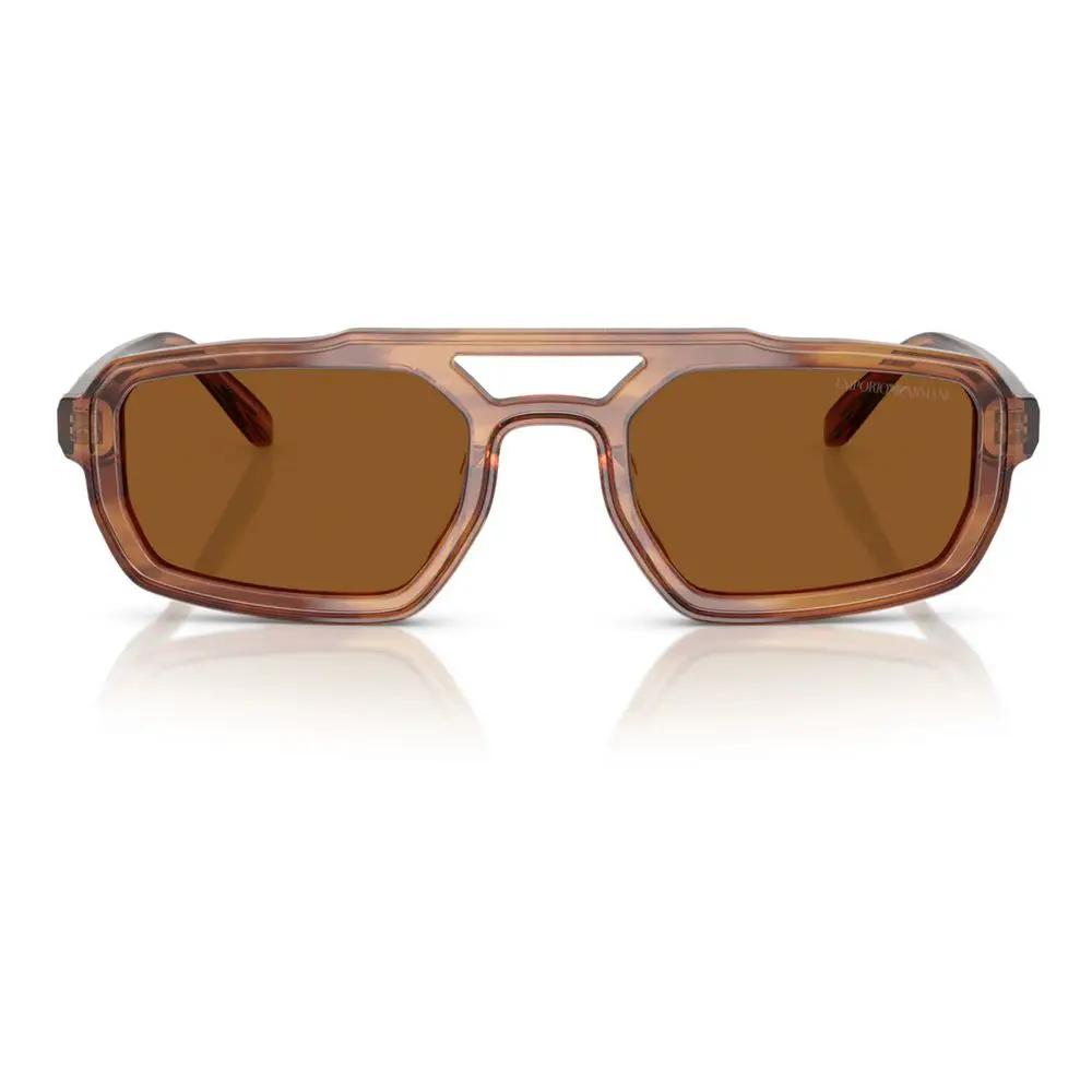 Emporio Armani Brown Acetate Sunglasses