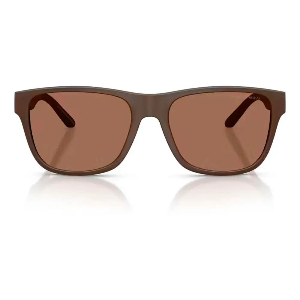 Emporio Armani Brown Acetate Sunglasses