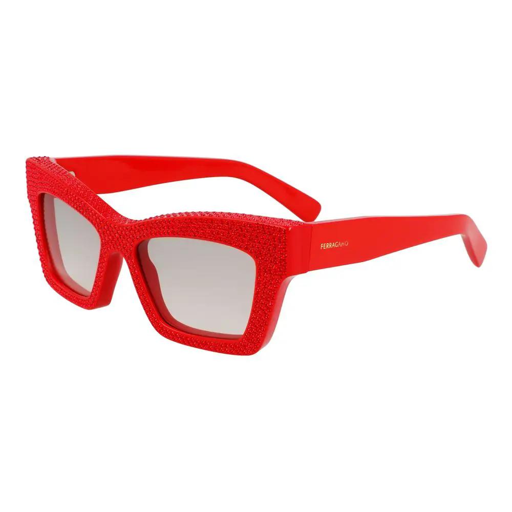 Lunettes de soleil Ferragamo en acétate multicolore