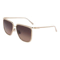Lunettes de soleil Ferragamo en métal doré