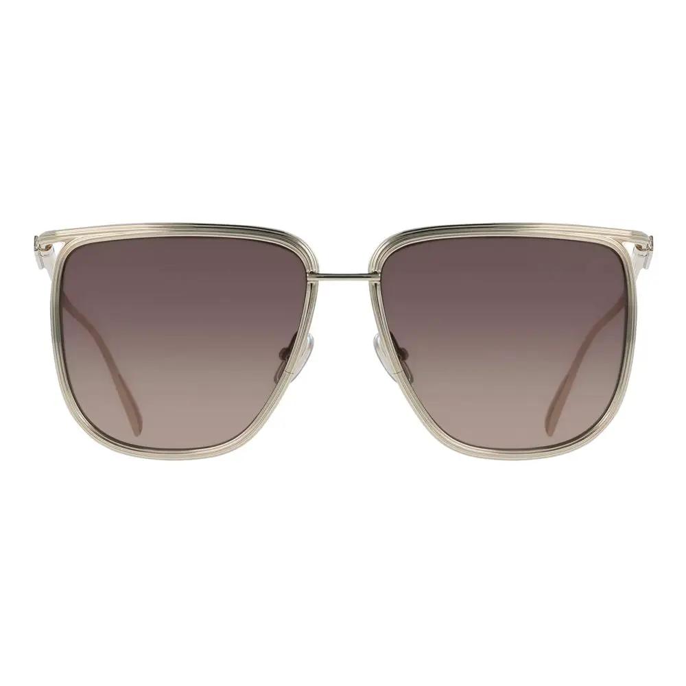 Lunettes de soleil Ferragamo en métal doré