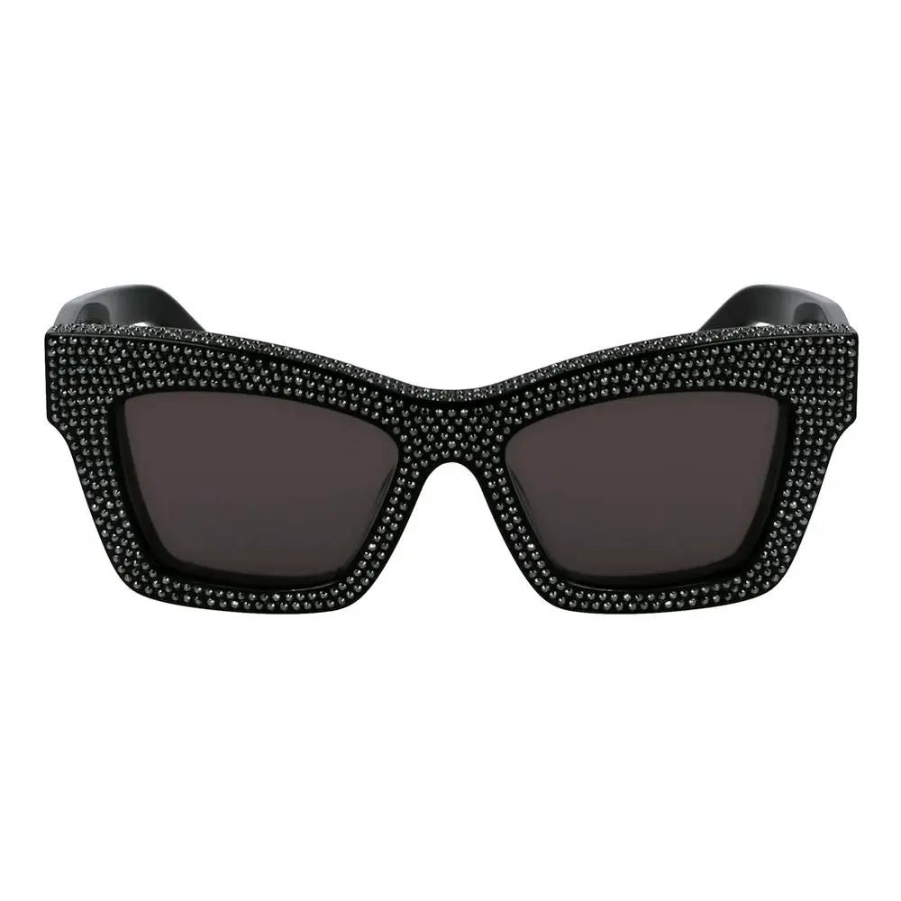 Lunettes de soleil Ferragamo en acétate noir