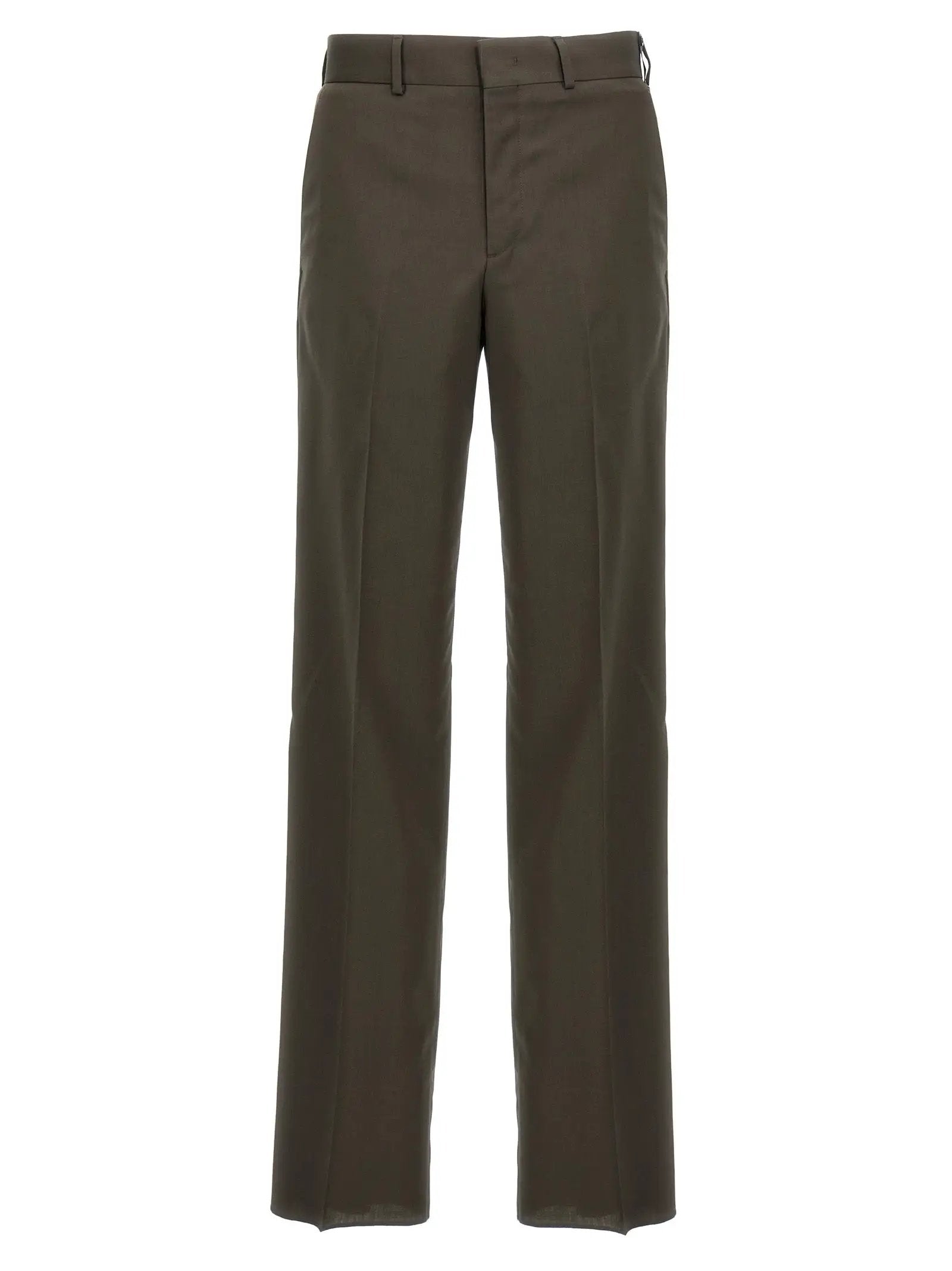 Fendi Bicolor Wool Dress Pants