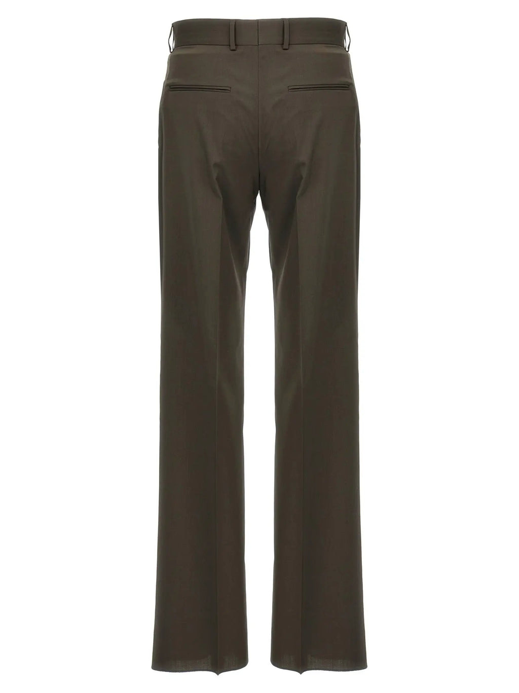 Fendi Bicolor Wool Dress Pants