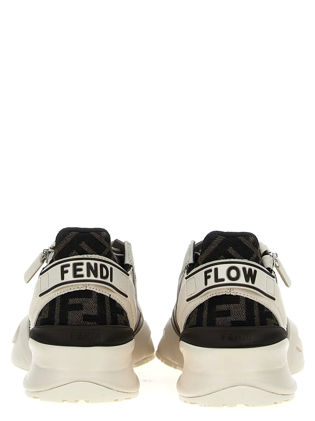 Baskets Fendi Bos Taurus en cuir de veau multicolore