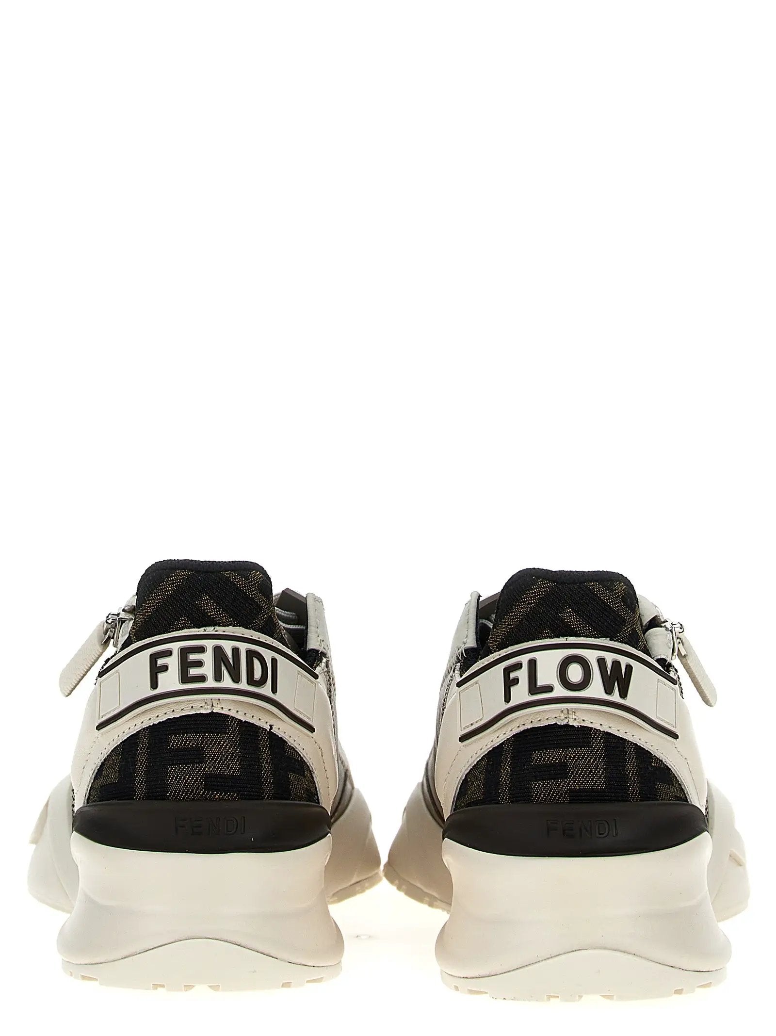 Baskets Fendi Bos Taurus en cuir de veau multicolore