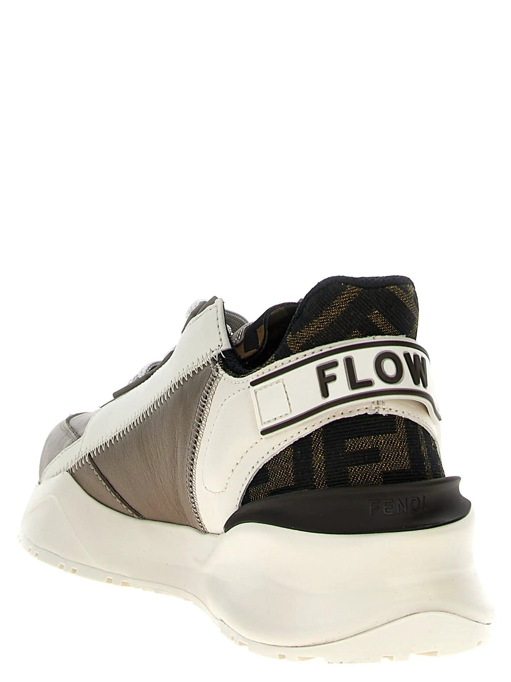 Baskets Fendi Bos Taurus en cuir de veau multicolore