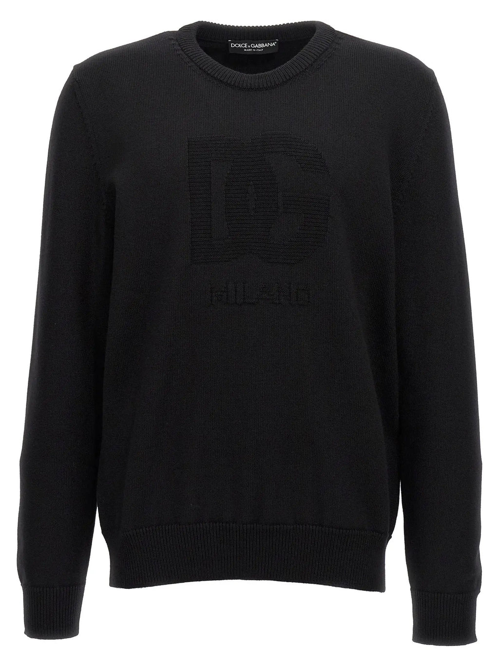 Dolce & Gabbana Black Virgin Wool Cardigan