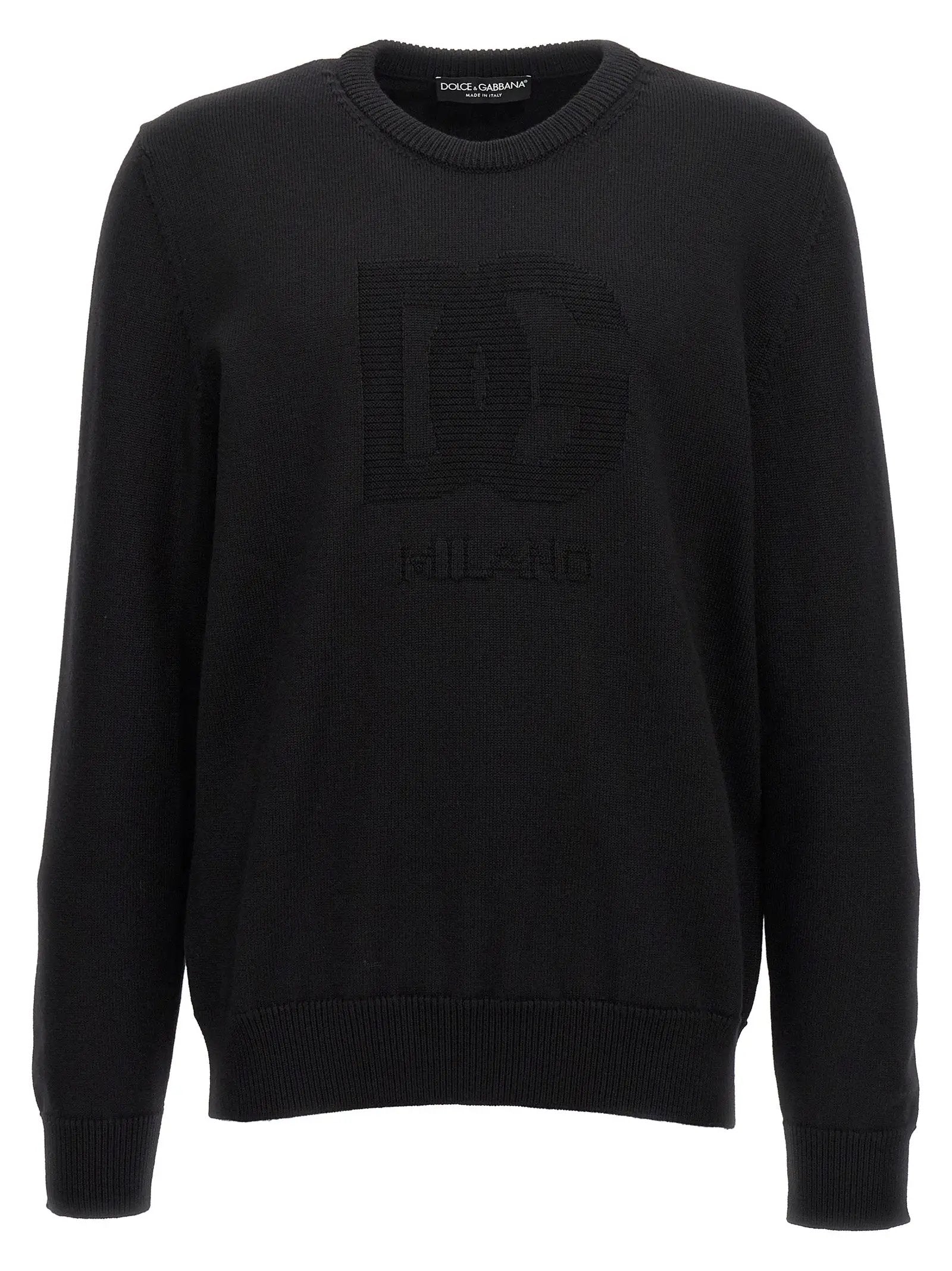 Dolce & Gabbana Black Virgin Wool Cardigan