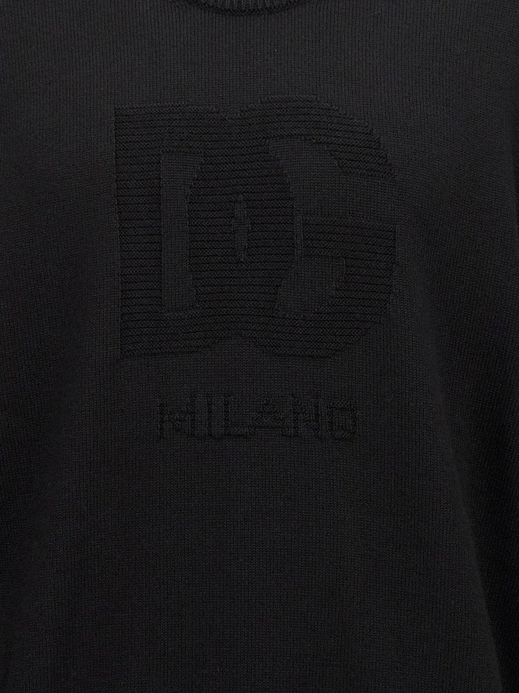 Dolce & Gabbana Black Virgin Wool Cardigan